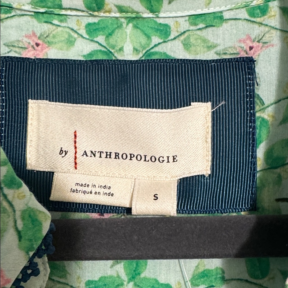 Anthropologie Floral Maxi Dress in Green and Multicolor - size small. Never worn - Picture 3 of 3